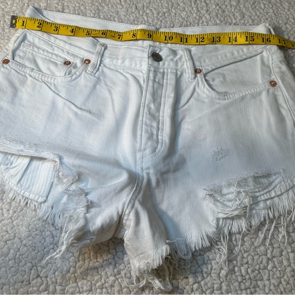 We The Free White High-Waisted Jean Shorts - Picture 11 of 12